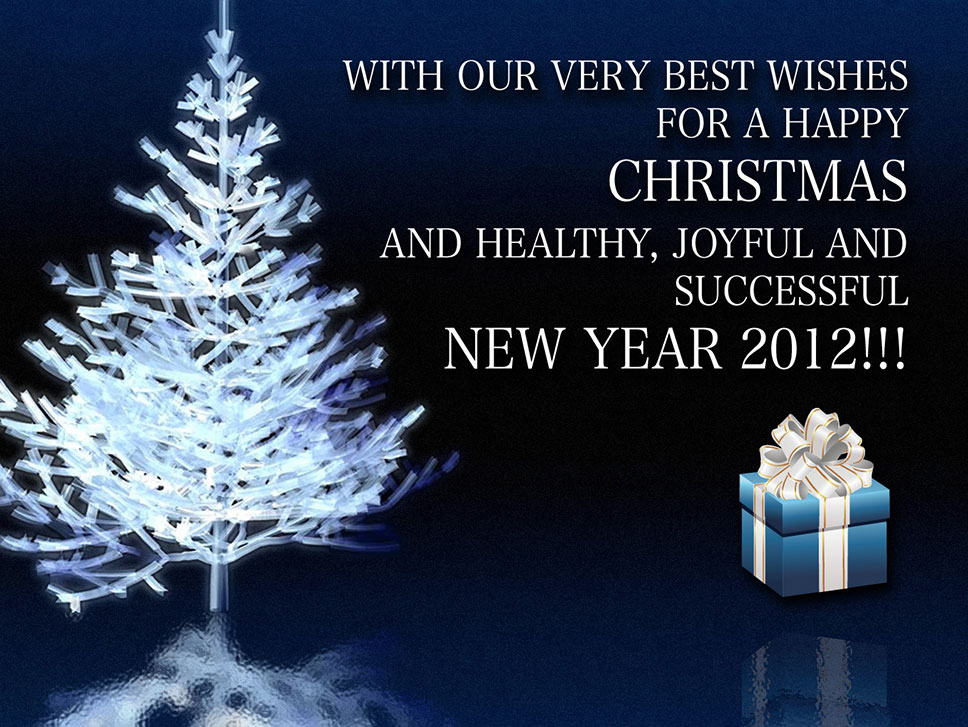 MERRY CHRISTMAS AND HAPPY NEW YEAR 2012