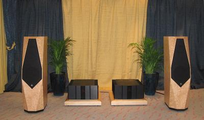 Avalon Eidolon Diamond loudspeakers and Karan Acoustics KA M 1200 mono amplifiers