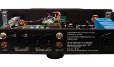 Karan Acoustics KA L Line Remote Preamplifier (detail)