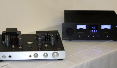 Rogue Audio Cronus integrated amplifier, Magnum Dynalab MD 209 Hybrid Receiver